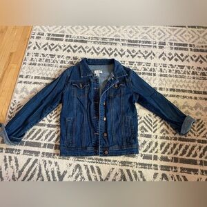 Women’s dark blue jean jacket